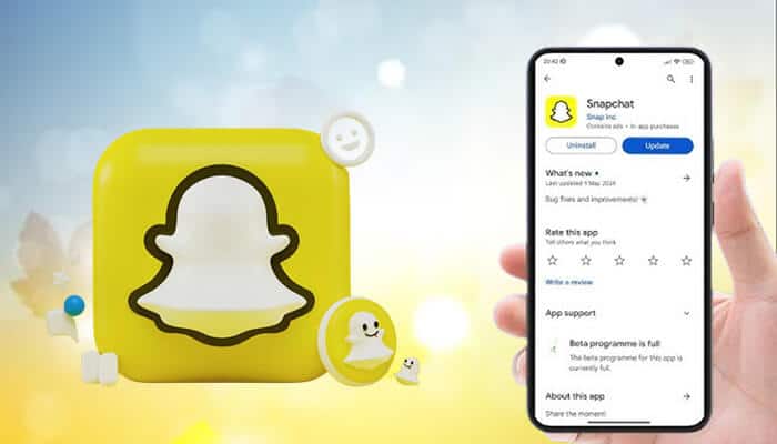 Why is my Snap Score not updating or showing incorrectly - startupstride - Startup Stride Close-up of the Snapchat app icon on a phone screen, highlighting the Snap Score feature and how it functions within the app.