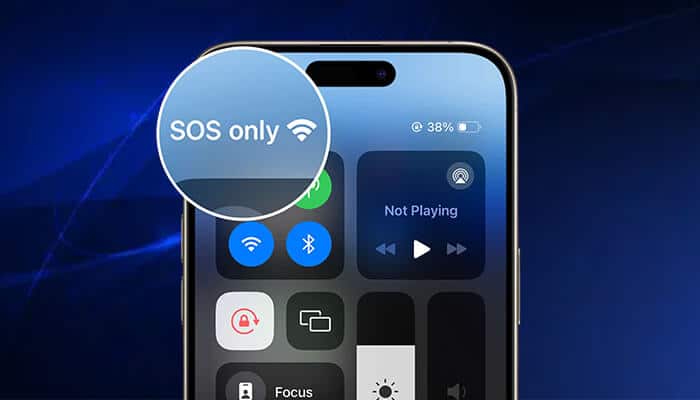iPhone stuck in SOS modehow do I get my phone out of SOS mode - startupstride - Startup Stride What does SOS mean on iPhone showing SOS Only status in the iPhone control center due to network connectivity issues