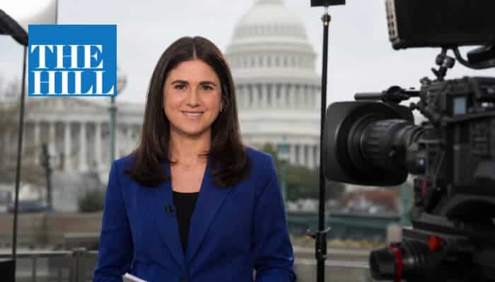 Career at The Hill 1 - Startup Stride Mychael Schnell Age featured image showing political journalist Mychael Schnell with Washington D.C. skyline background in 2026